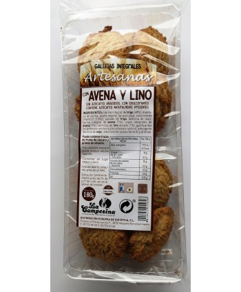 Galleta Artesa. Avena Lino...