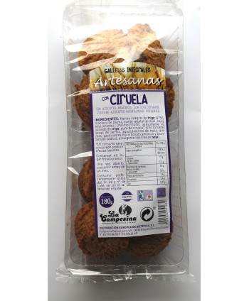Galleta Artesa. Ciruela 180Gr.