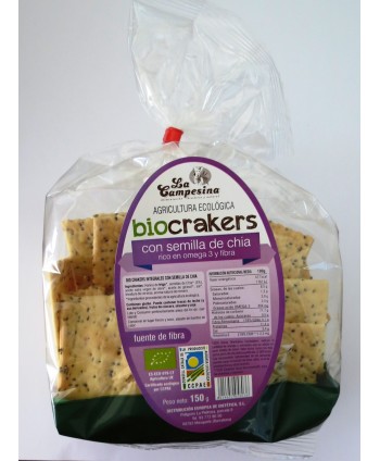 Bio Crackers Semillas Chia...