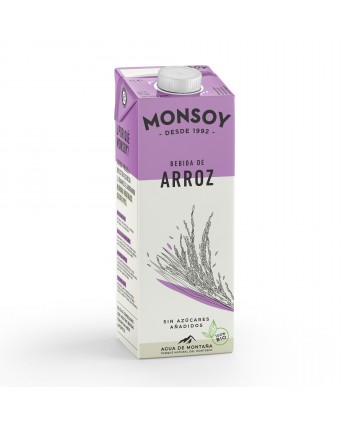 Bebida Arroz Bio 1L. (Monsoy)